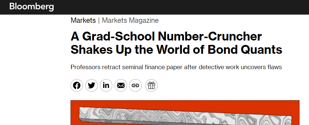 Bloomberg Bonds Research