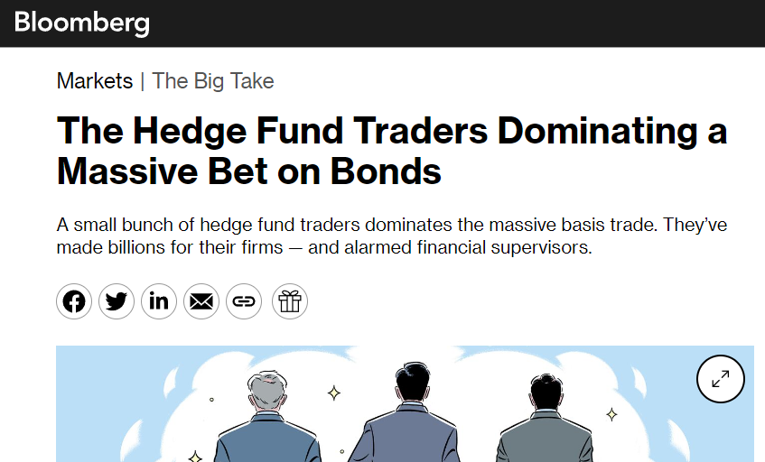 The Hedge Fund Traders Dominating a Massive Bet on Bonds